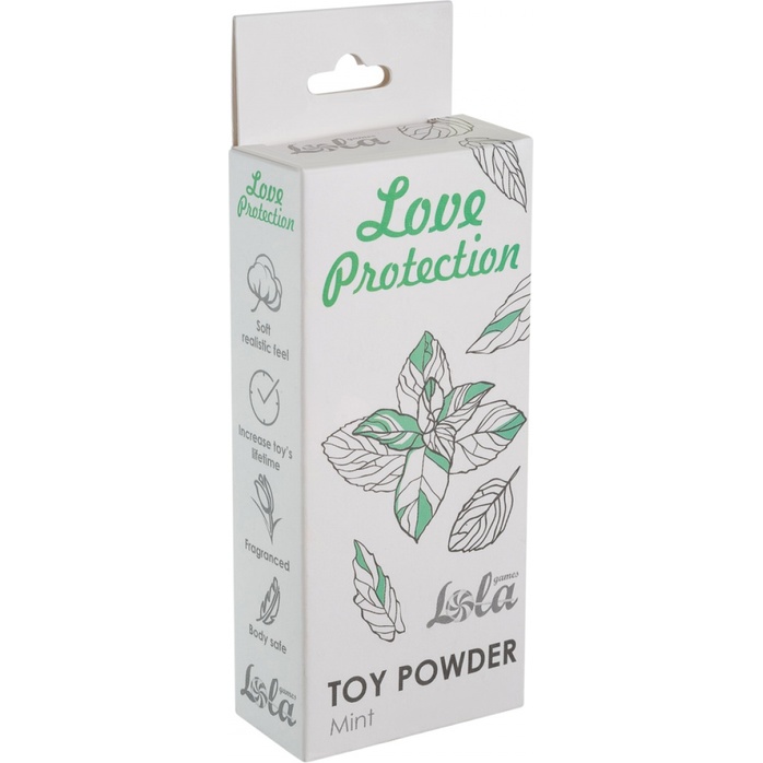 Пудра для игрушек Love Protection с ароматом мяты - 30 гр - Love Protection. Фотография 2.