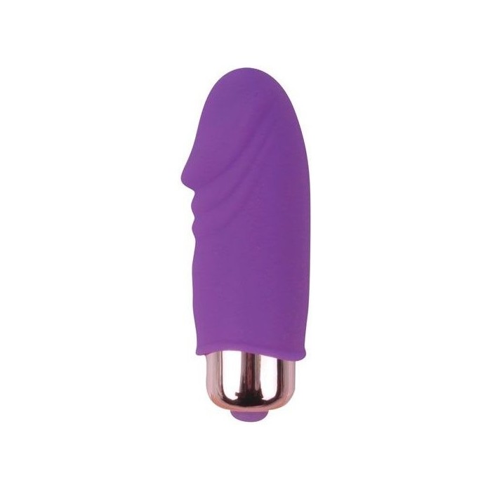 Фиолетовый вибромассажер Sweet Toys - 5,5 см - SWEET TOYS. Фотография 2.
