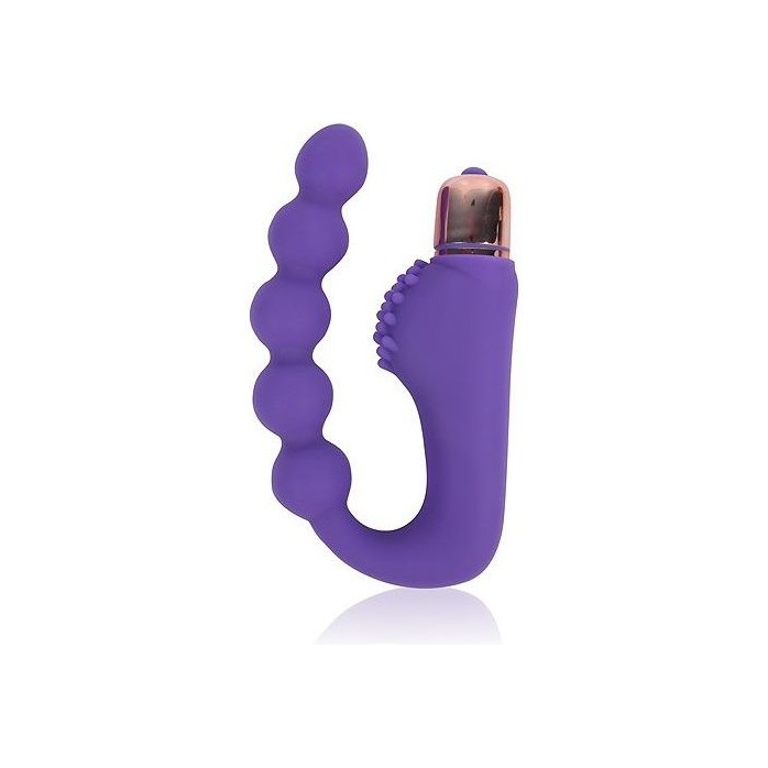 Фиолетовый фантазийный вибромассажер-елочка Cosmo - COSMO