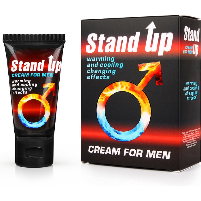 Возбуждающий крем для мужчин Stand Up - 25 гр - Возбуждающие средства. Фотография 3.