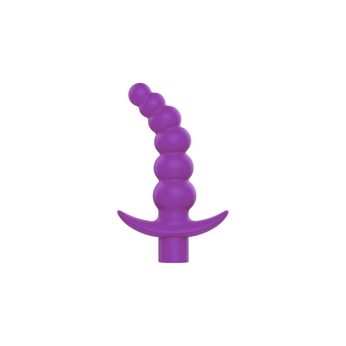 Фиолетовая вибрирующая анальная елочка Sweet Toys - 10,8 см - SWEET TOYS