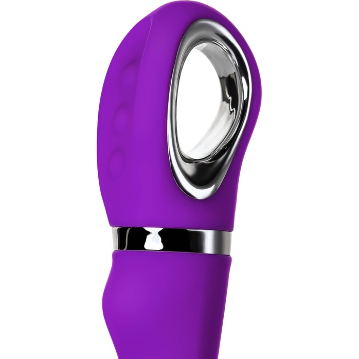 Фиолетовый вибратор PILO с wow-режимом - 20 см. Фотография 8.