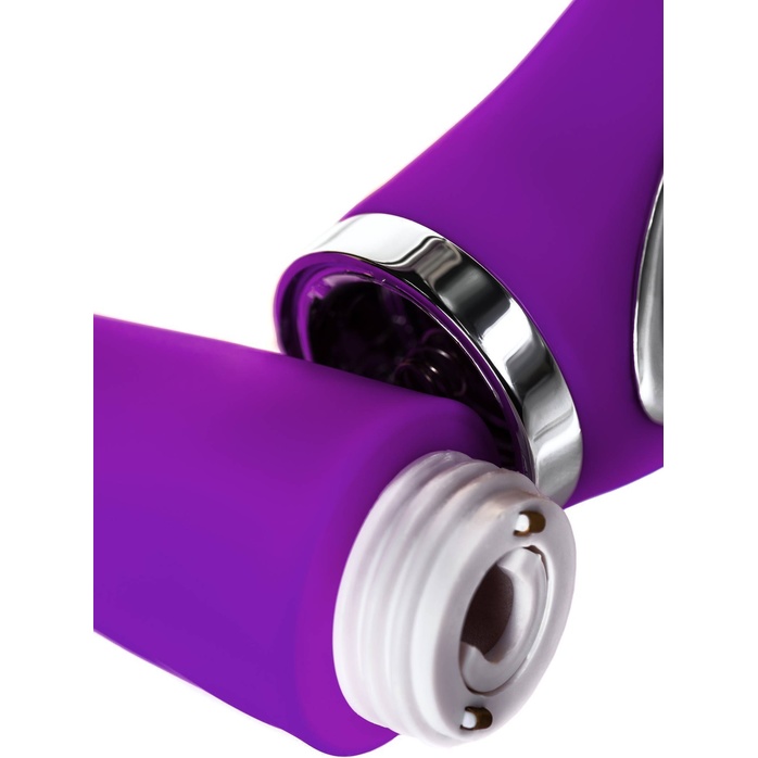 Фиолетовый вибратор PILO с wow-режимом - 20 см. Фотография 9.