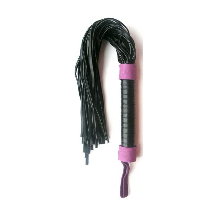 Черно-фиолетовая плетка Notabu - 45 см - NOTABU