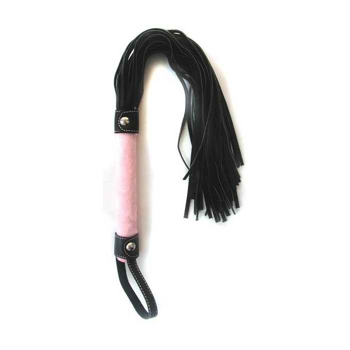 Розово-черная плетка Notabu - 46 см - NOTABU