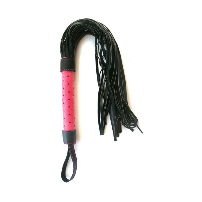 Черно-розовая плетка Notabu - 46 см - NOTABU