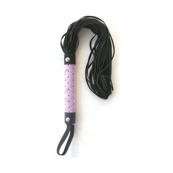 Черно-фиолетовая плетка Notabu - 46 см - NOTABU