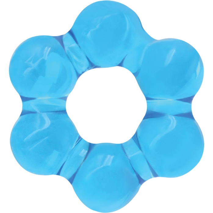 Голубое эрекционное кольцо Spinner Ring - Renegade