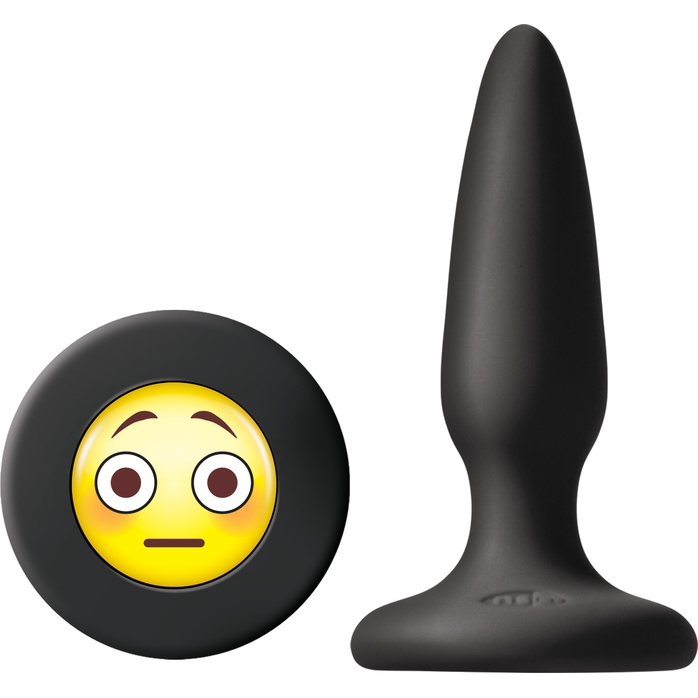 Черная силиконовая пробка Emoji OMG - 8,6 см - Mojis
