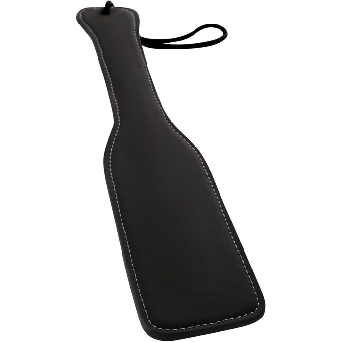 Черная плоская шлепалка Bondage Paddle - 31,7 см - Renegade