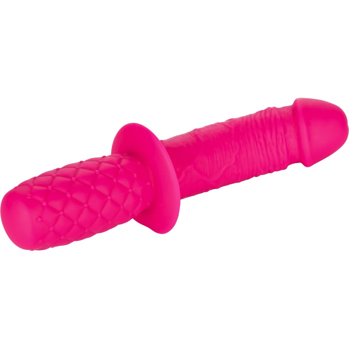 Розовый стимулятор Silicone Grip Thruster. Фотография 5.