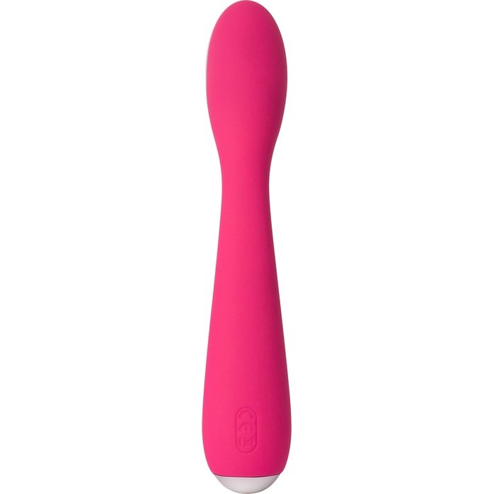 Ярко-розовый G-стимулятор IRIS Clitoral G-spot Vibrator - 18 см. Фотография 4.