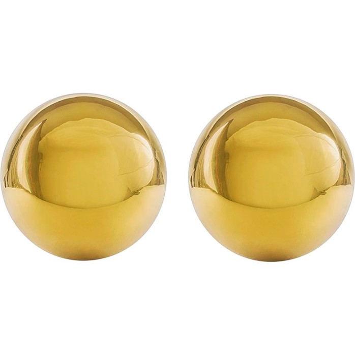 Золотистые вагинальные шарики Ben Wa Balls в шкатулке - You2Toys. Фотография 2.