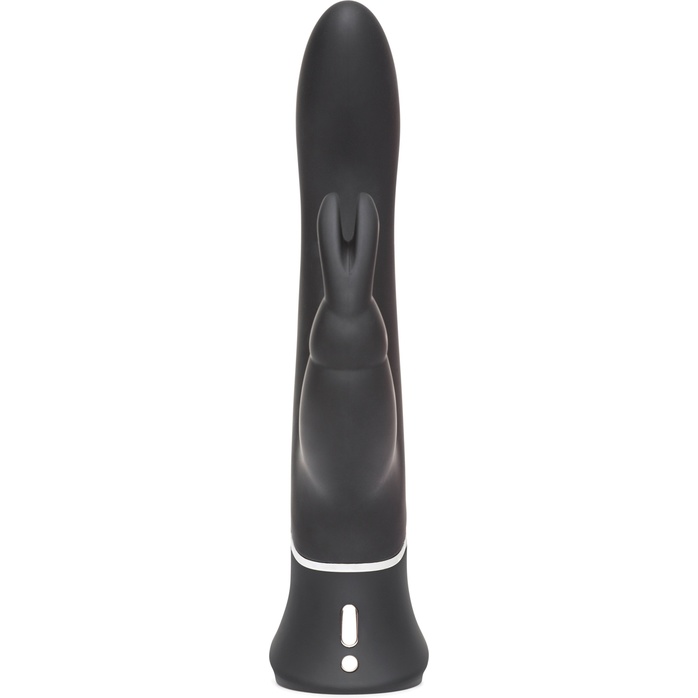 Черный перезаряжаемый вибратор Triple Curve Rechargeable Rabbit Vibrator - 25,4 см. Фотография 2.