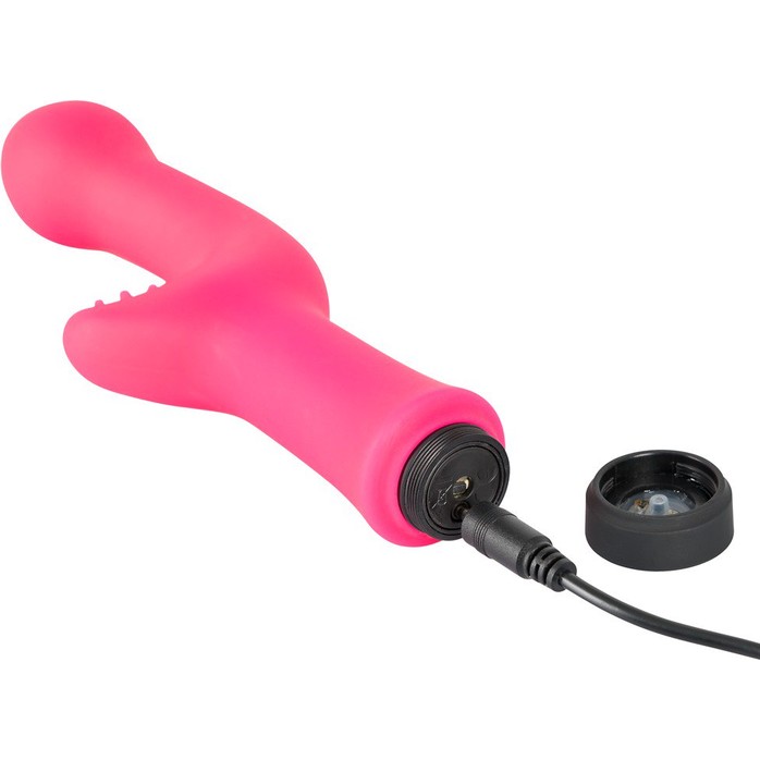 Розовый G-стимулятор с вибрацией Power Vibe Nubby - 18 см - You2Toys. Фотография 2.