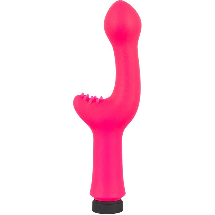 Розовый G-стимулятор с вибрацией Power Vibe Nubby - 18 см - You2Toys
