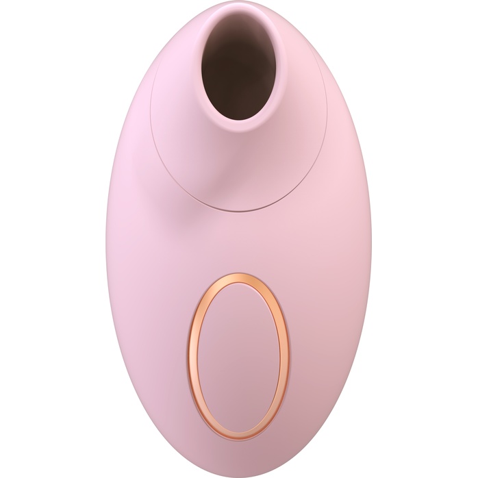Розовый клиторальный вакуум-волновой массажер Irresistible Seductive. Фотография 2.