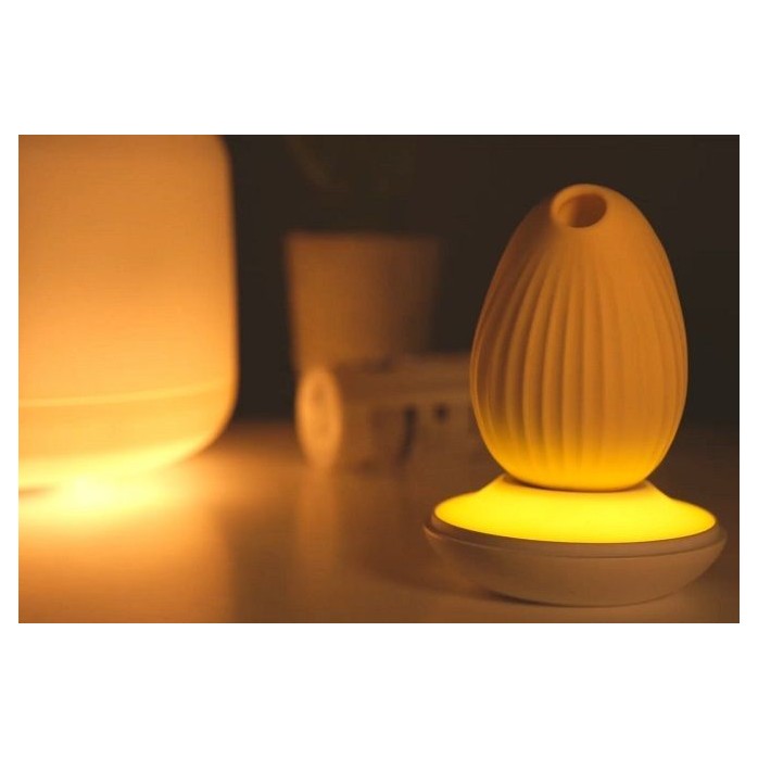 Желтый вакуум-волновой стимулятор с вибрацией и базой-ночником Cuddly Bird. Фотография 8.