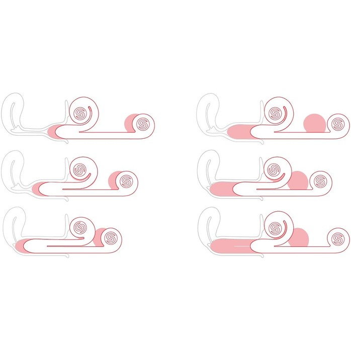 Уникальный розовый вибромассажер-улитка для двойной стимуляции Snail Vibe. Фотография 8.