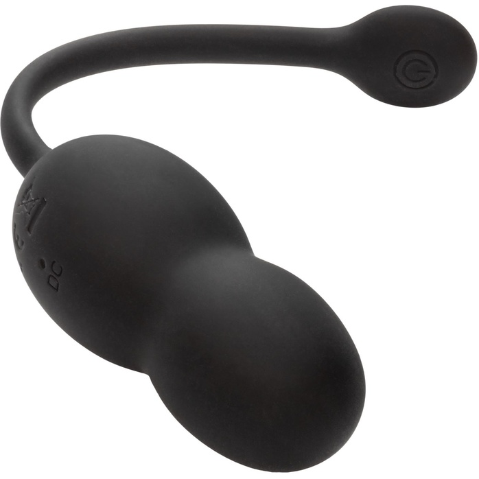 Черные вагинальные виброшарики с браслетом-пультом Wristband Remote Ultra-Soft Kegel System. Фотография 4.