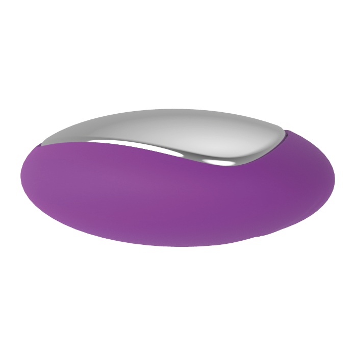 Фиолетовое перезаряжаемое виброяйцо Remote Duo Pleasure - Pleasure Balls   Eggs. Фотография 4.