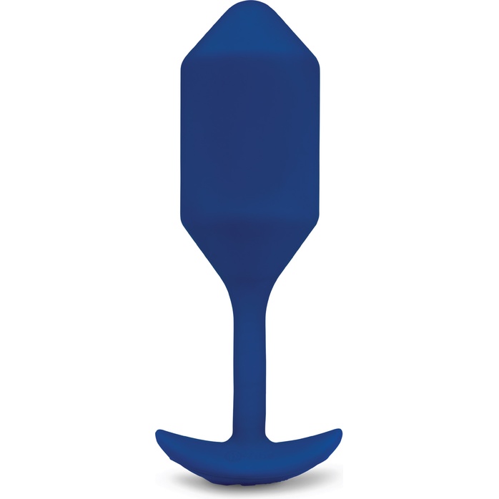 Синяя пробка для ношения с вибрацией Snug Plug 4 - 14 см. Фотография 2.