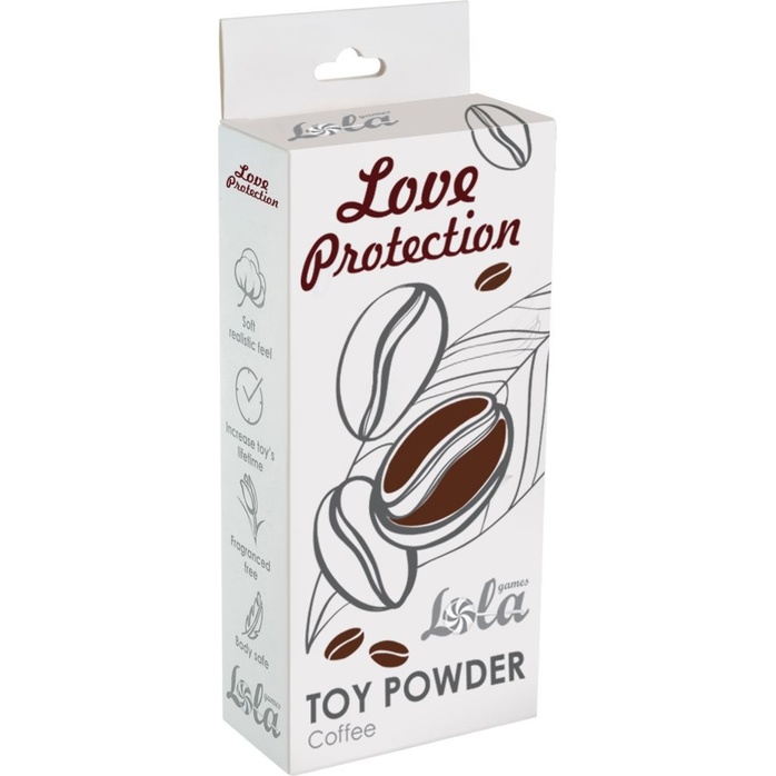 Пудра для игрушек с ароматом кофе Coffee - 30 гр - Love Protection. Фотография 2.