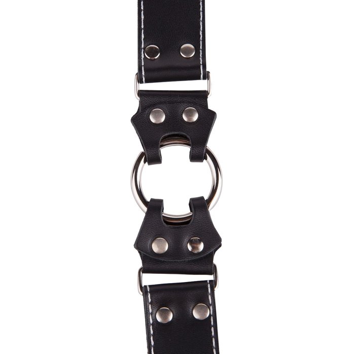 Кожаные ременные наручники - BDSM accessories. Фотография 11.