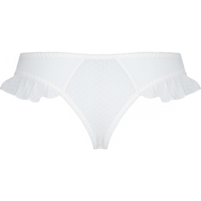 Трусики в мелкий горошек Fitin с декоративной шнуровкой. Фотография 4.