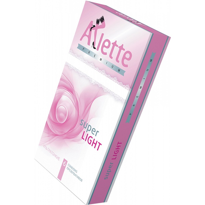Ультратонкие презервативы Arlette Premium Super Light - 6 шт