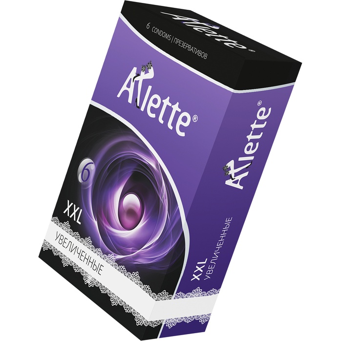 Презервативы Arlette XXL увеличенного размера - 6 шт