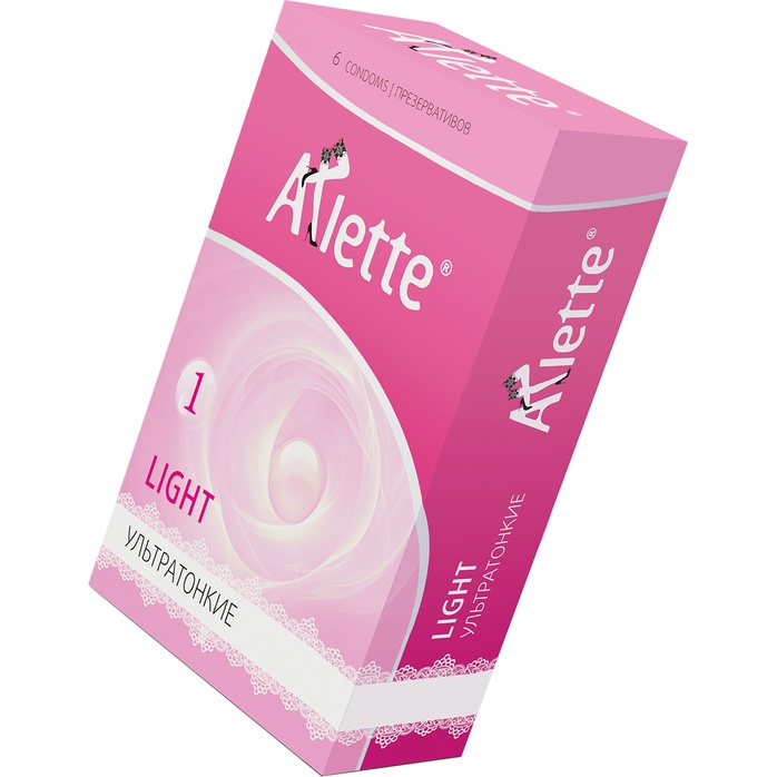 Ультратонкие презервативы Arlette Light - 6 шт