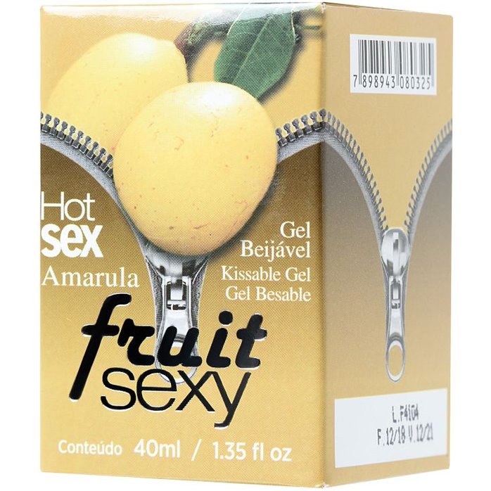 Массажное масло FRUIT SEXY Amarula с ароматом ликера и разогревающим эффектом - 40 мл. Фотография 2.