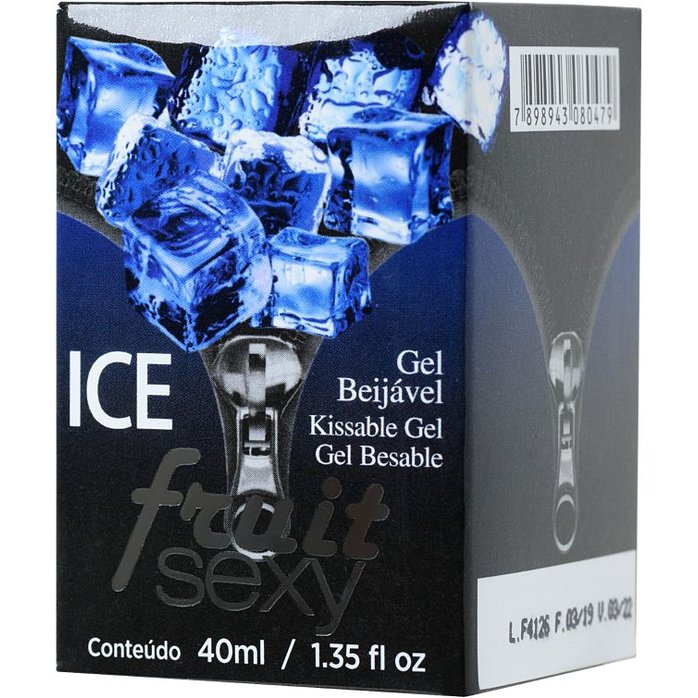 Массажное масло FRUIT SEXY Ice с ароматом ледяной мяты и разогревающим эффектом - 40 мл. Фотография 2.