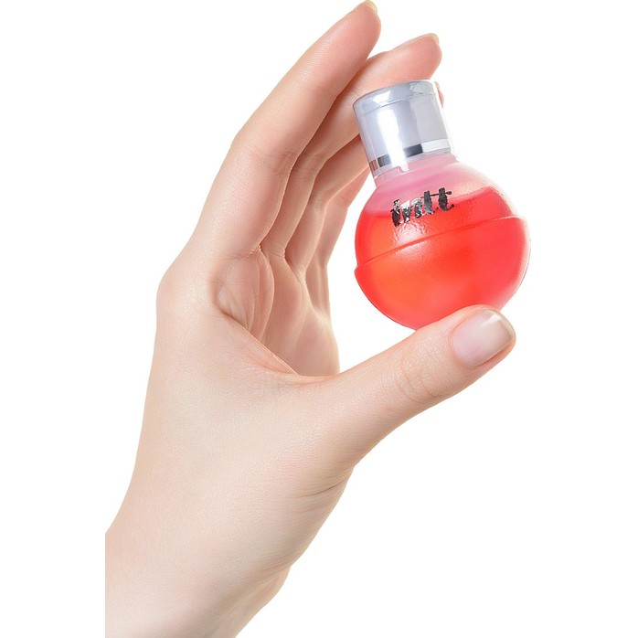 Массажное масло FRUIT SEXY Raspberry с ароматом малины и разогревающим эффектом - 40 мл. Фотография 7.