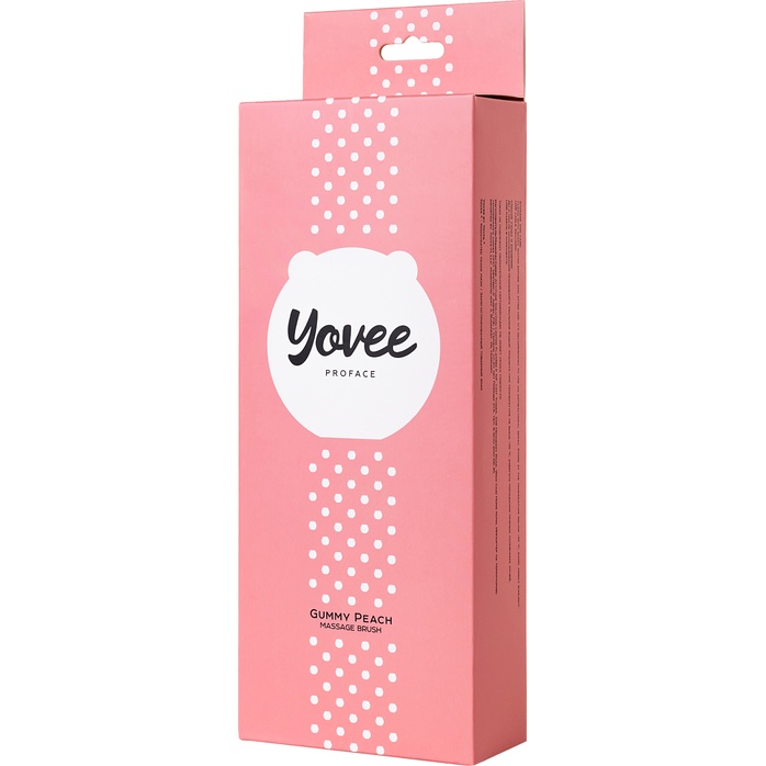 Розовый силиконовый массажер для лица Yovee Gummy Peach - Yovee. Фотография 6.