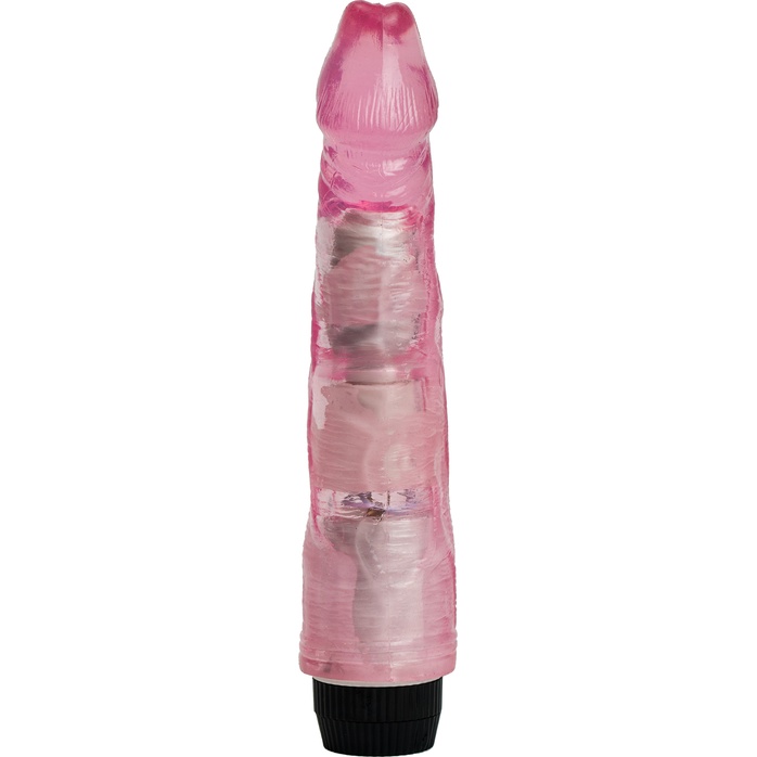 Розовый вибратор-реалистик - 22,5 см