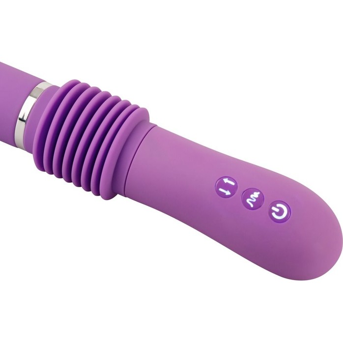 Фиолетовый вибратор Push it с возвратно-поступательными движениями - You2Toys. Фотография 2.