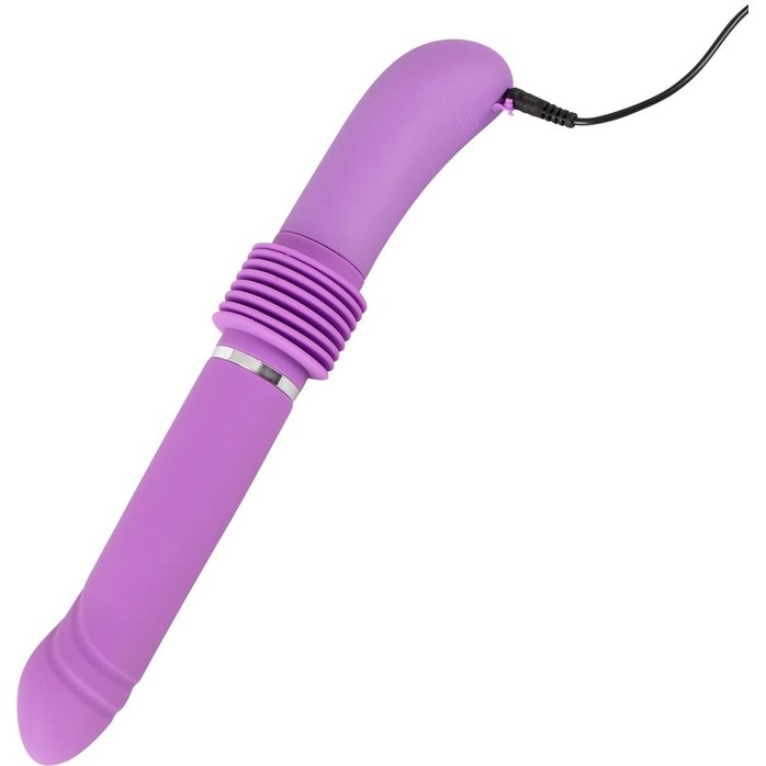 Фиолетовый вибратор Push it с возвратно-поступательными движениями - You2Toys. Фотография 4.