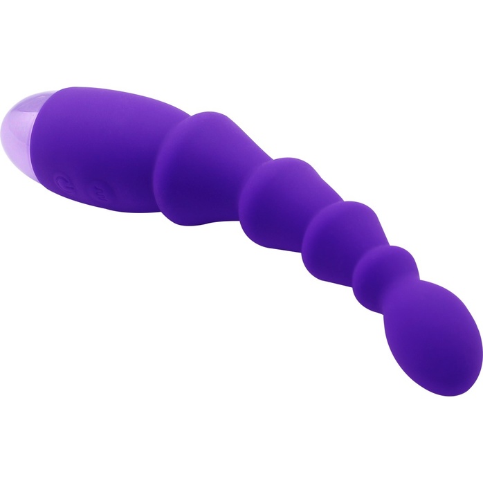 Фиолетовый анальный вибростимулятор Evil Teaser - 19,5 см. Фотография 5.