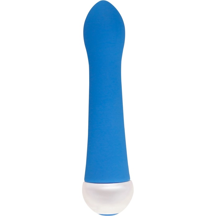 Синий вибратор Fashion Succubi Caressing Vibe - 14,5 см