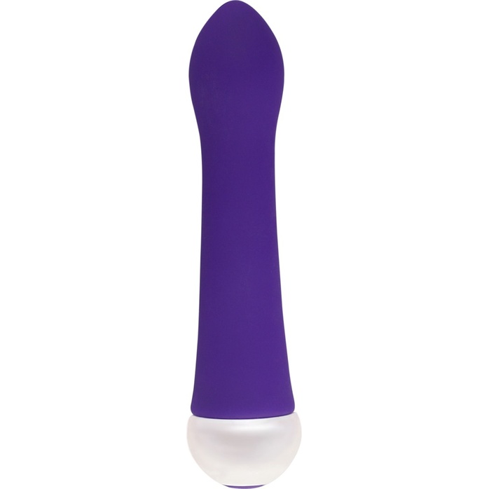 Фиолетовый вибратор Fashion Succubi Caressing Vibe - 14,5 см