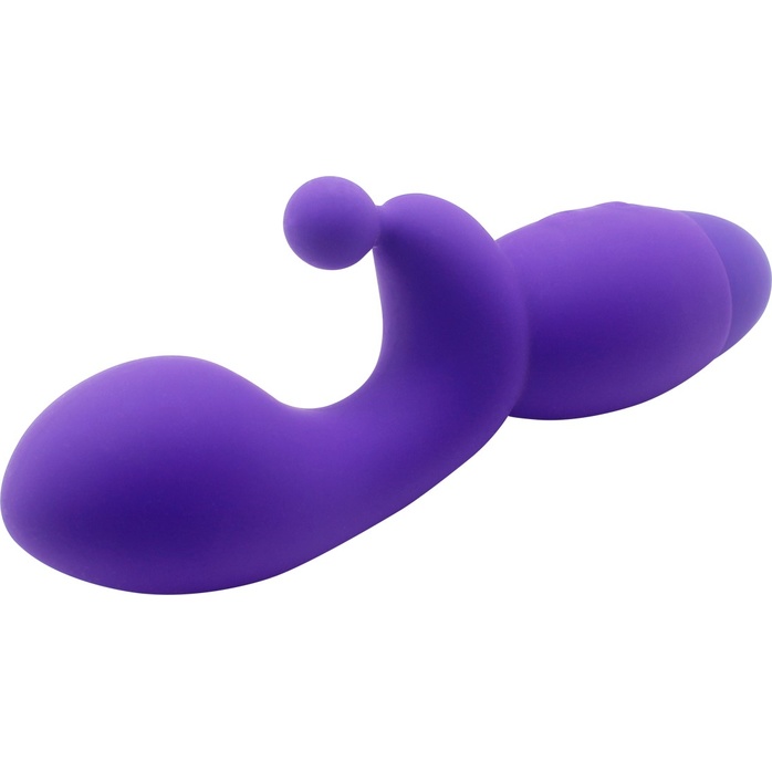 Фиолетовый вибратор INDULGENCE G Kiss - 16,5 см. Фотография 3.