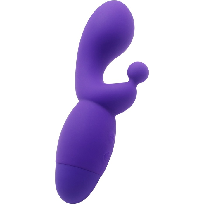 Фиолетовый вибратор INDULGENCE G Kiss - 16,5 см. Фотография 4.