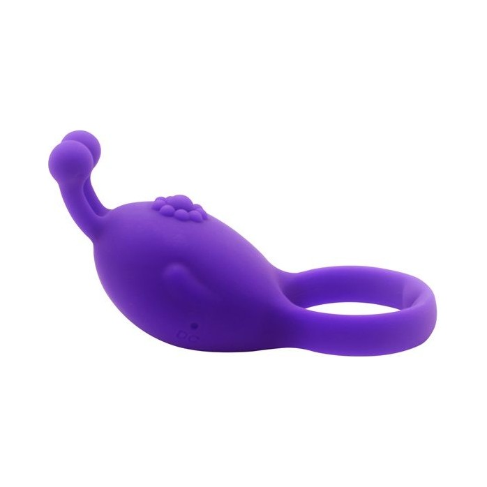 Фиолетовое виброкольцо на пенис Rascal. Фотография 2.