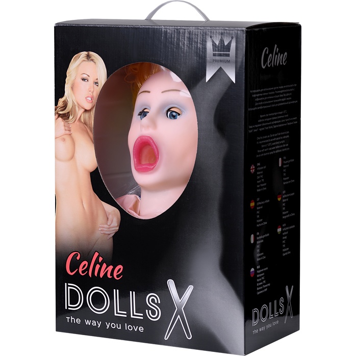 Секс-кукла блондинка Celine с кибер-вставками - Dolls-X