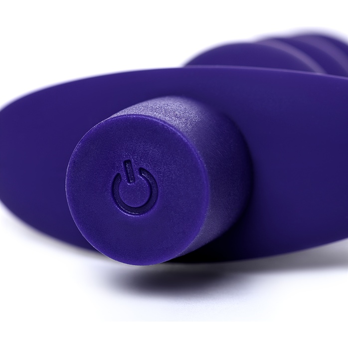 Фиолетовый силиконовый анальный вибратор Dandy - 13,5 см - ToDo. Фотография 7.
