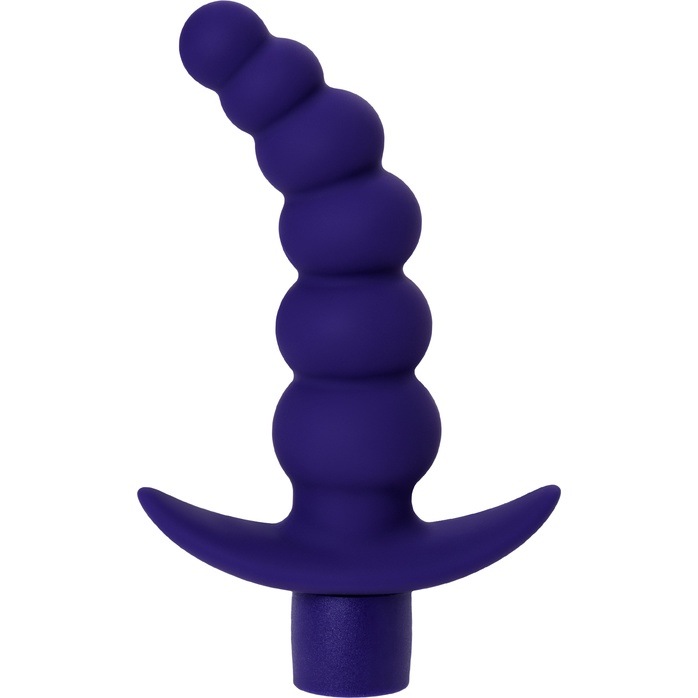 Фиолетовый силиконовый анальный вибратор Dandy - 13,5 см - ToDo