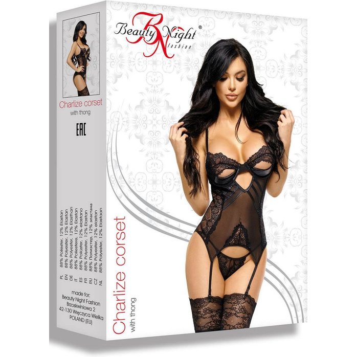 Обворожительный комбинированный корсаж Charlize. Фотография 6.