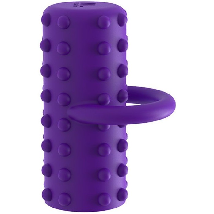 Фиолетовая вибропулька на палец Power Finger. Фотография 2.